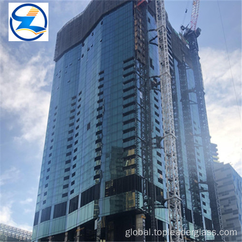 Glass for Commercial Building Glass curtain wall for commercial building insulated glass Factory